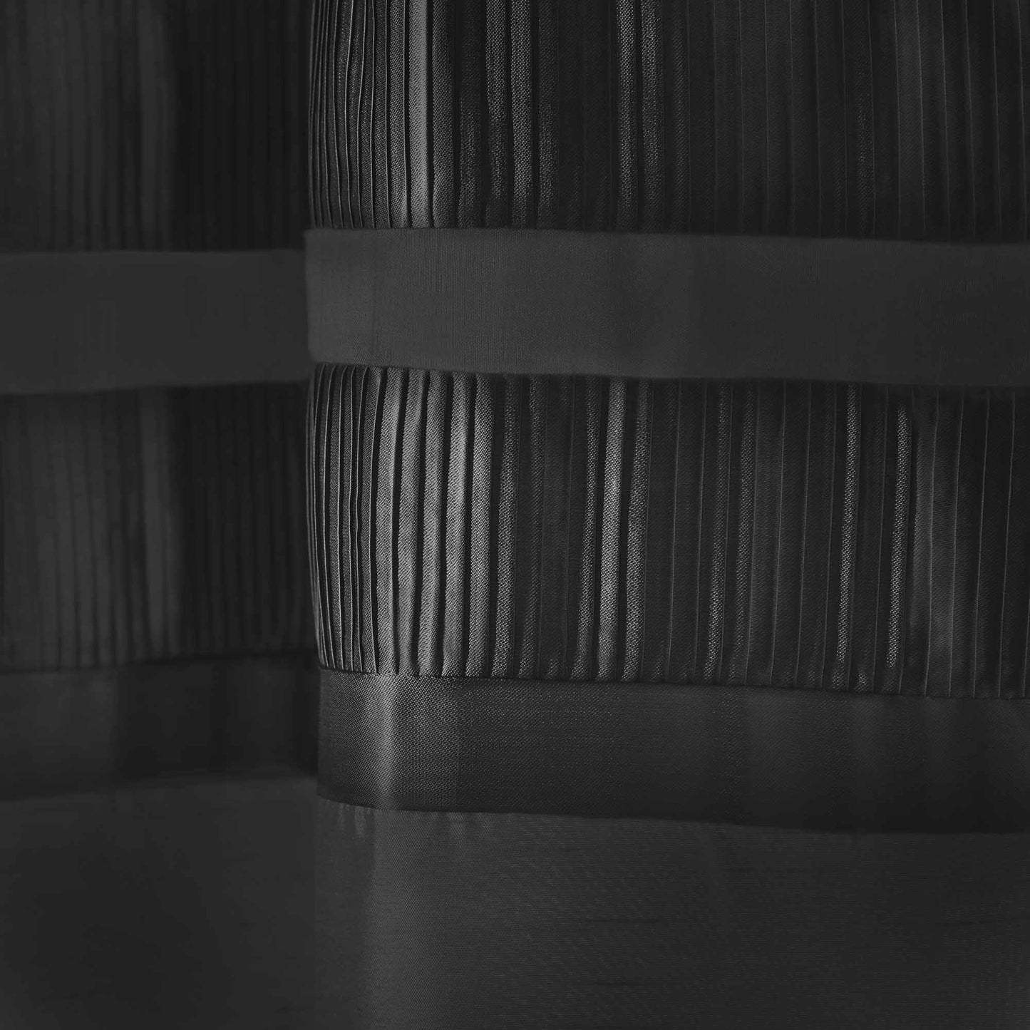 Denver Lined Eyelet Curtains - Black