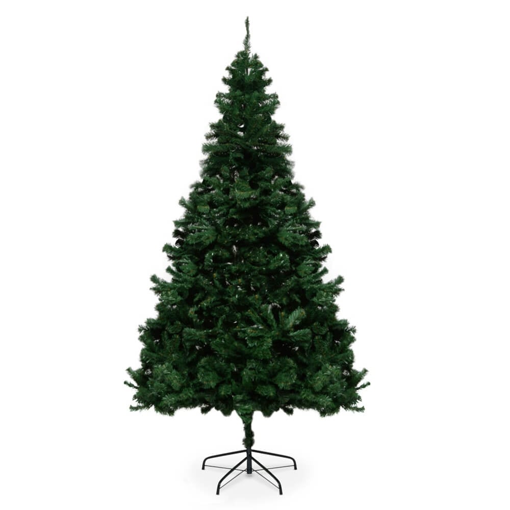 Christmas Sparkle Artificial Traditional Christmas Tree 7ft 2.1m - Bushy Green