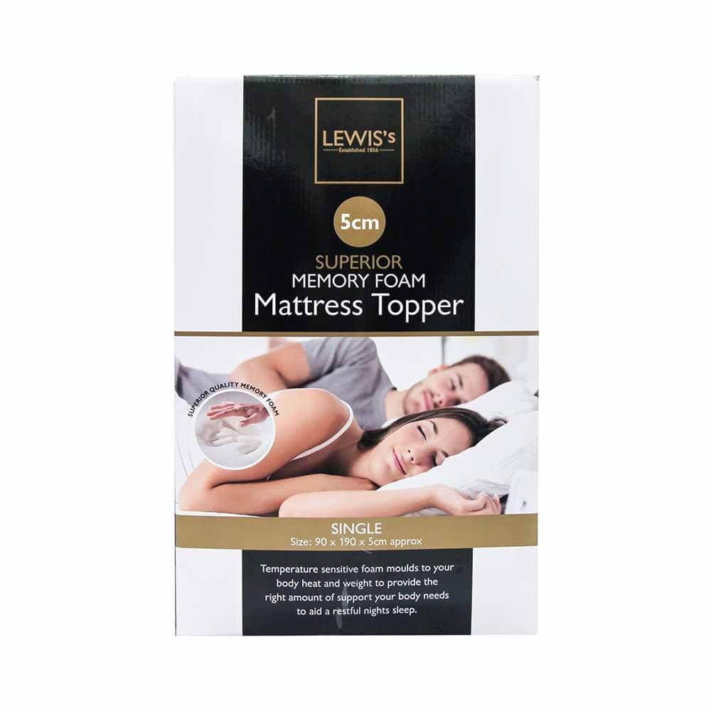 Memory Foam Topper 5cm