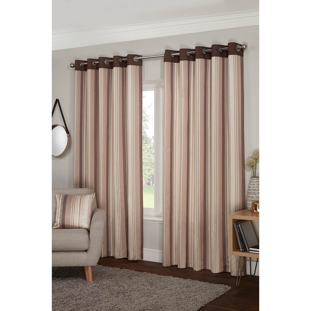Bentley Eyelet Curtains - Natural