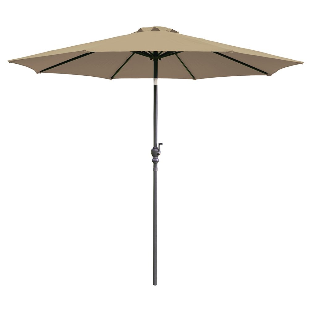 2.7M Beige Parasol with Crank & Tilt
