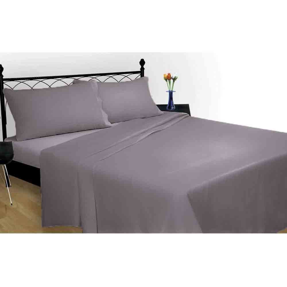 Brushed Cotton Flannelette Co-ordinating Sheet Range - Grey