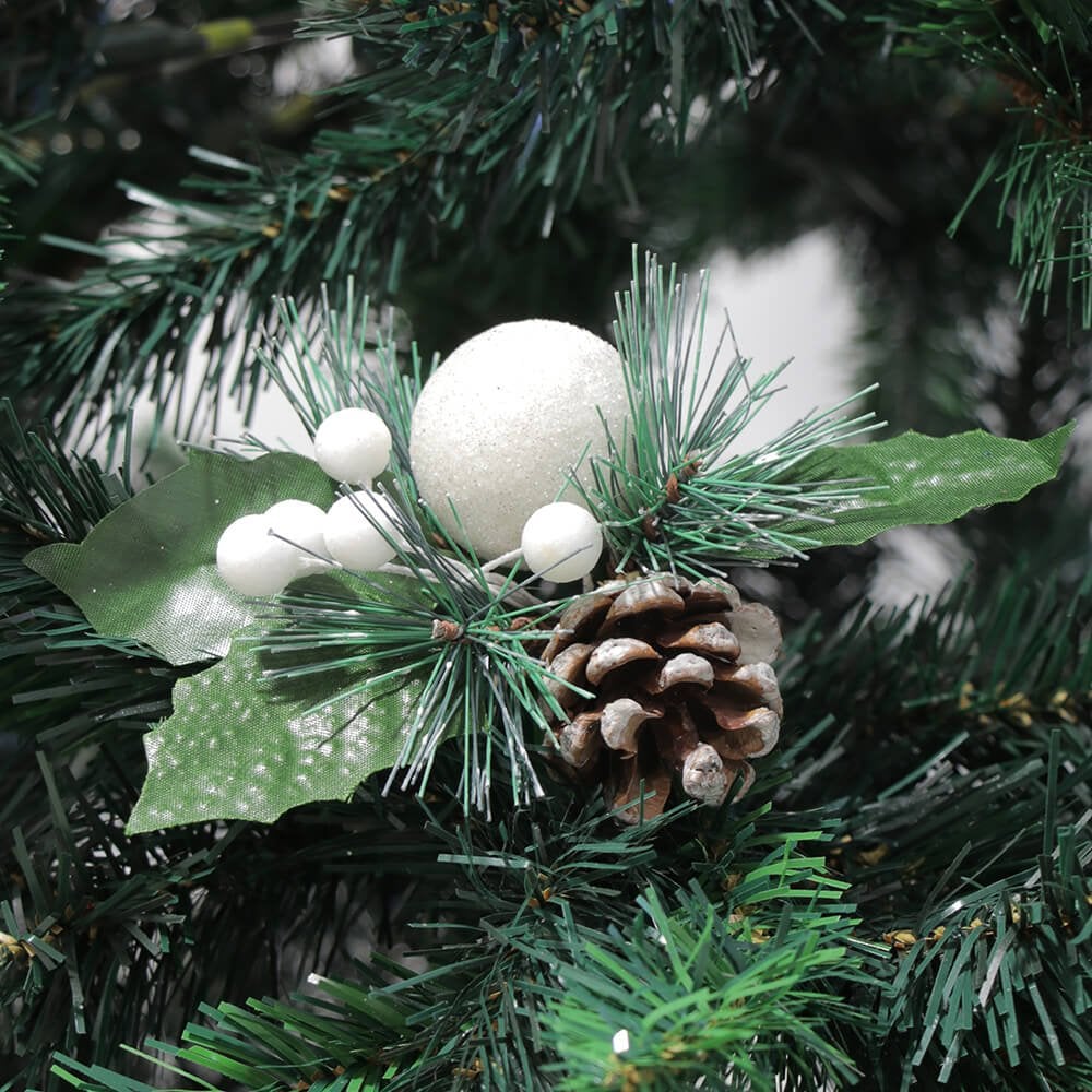 White Glitter Ball & Cone