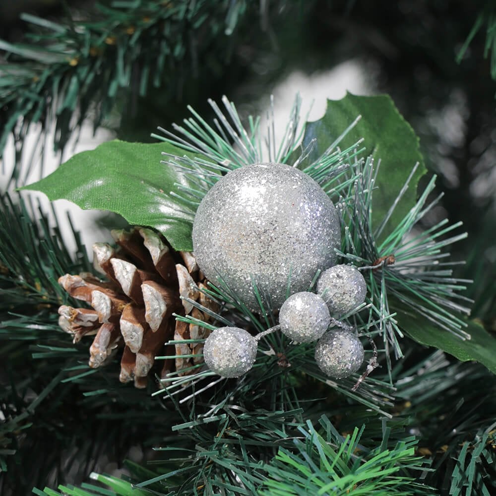 Silver Glitter Ball & Cone