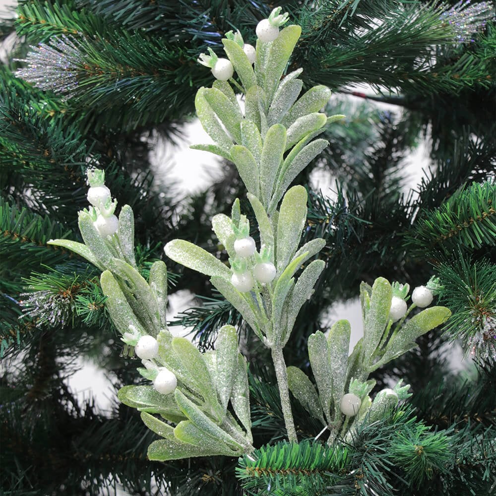 Glitter Mistletoe Stem