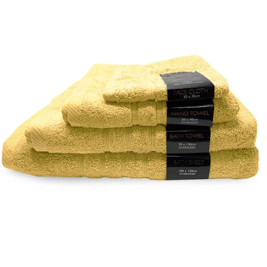 Luxury Combed 100% Cotton 700GSM Towel Range - Ochre