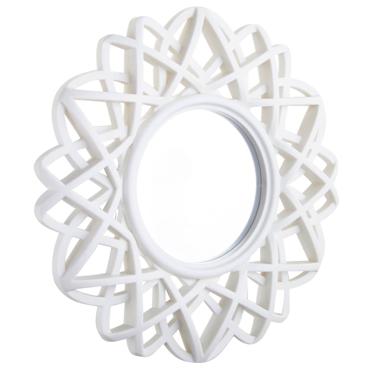 Lewis's Set of 3 White Vanity Mirrors - Home Living Decorative