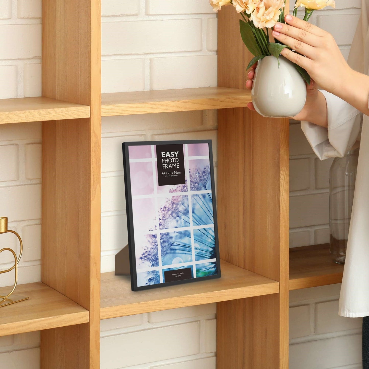 Easy Picture Photo Frame for A4 Photos Black