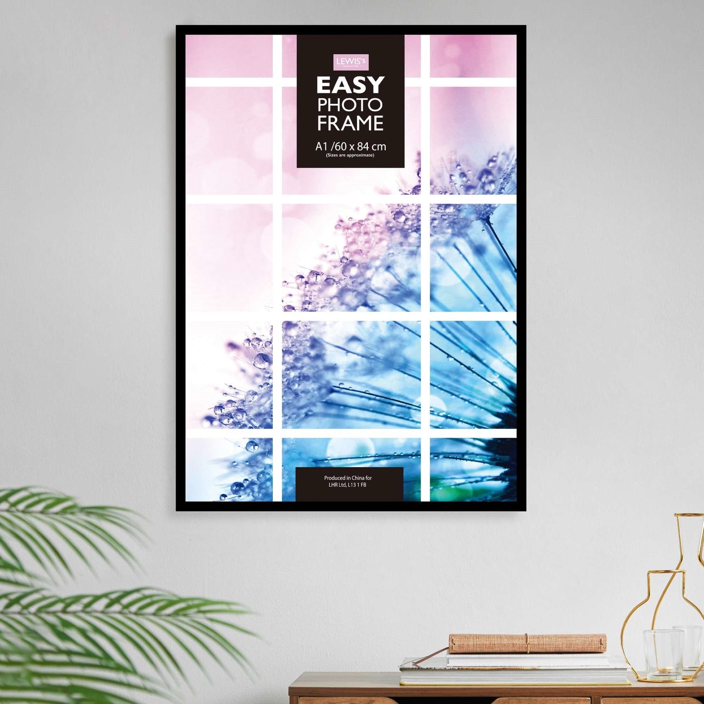Easy Picture Photo Frame 25 x 35" Black