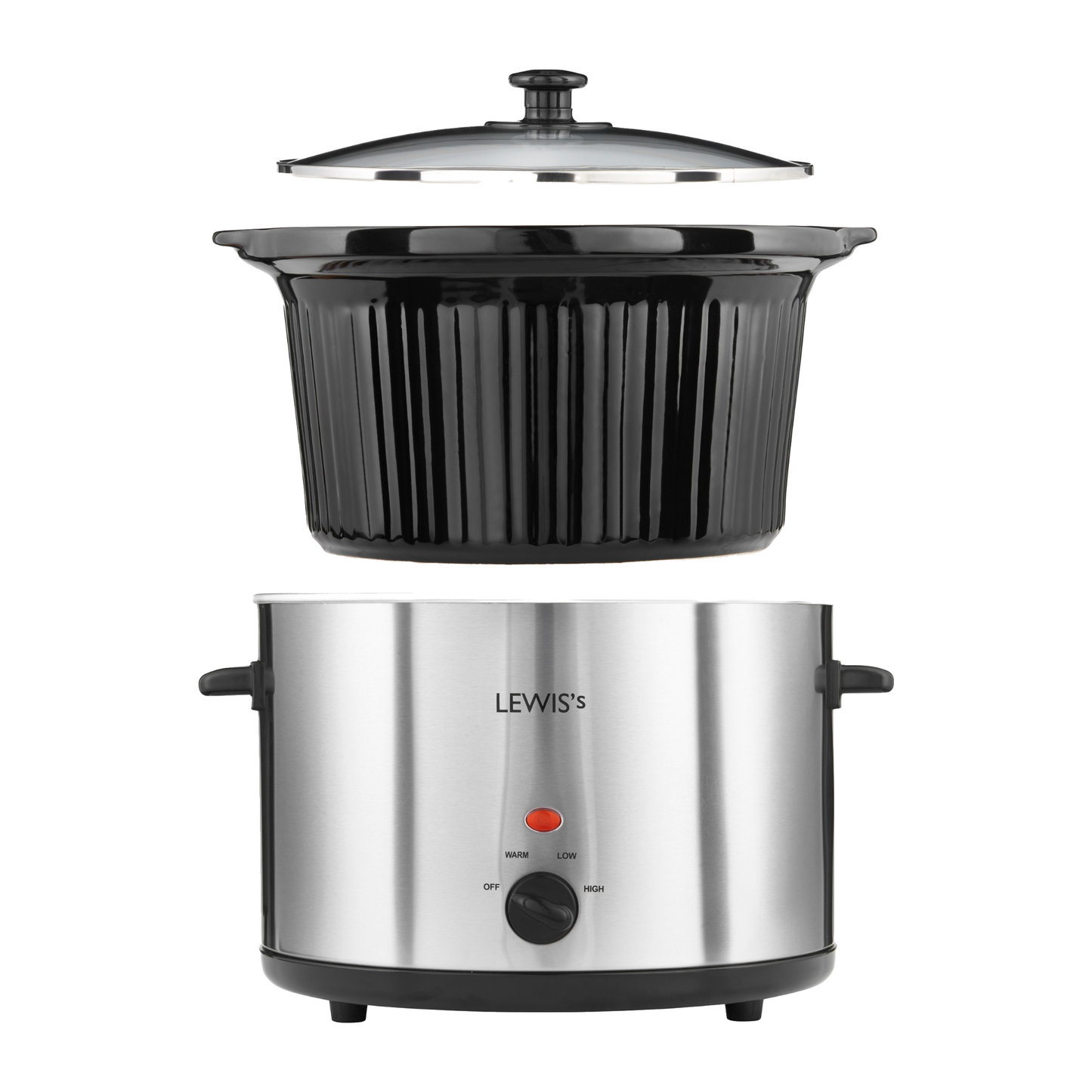 Lewis's Slow Cooker 5L Stainless Steel