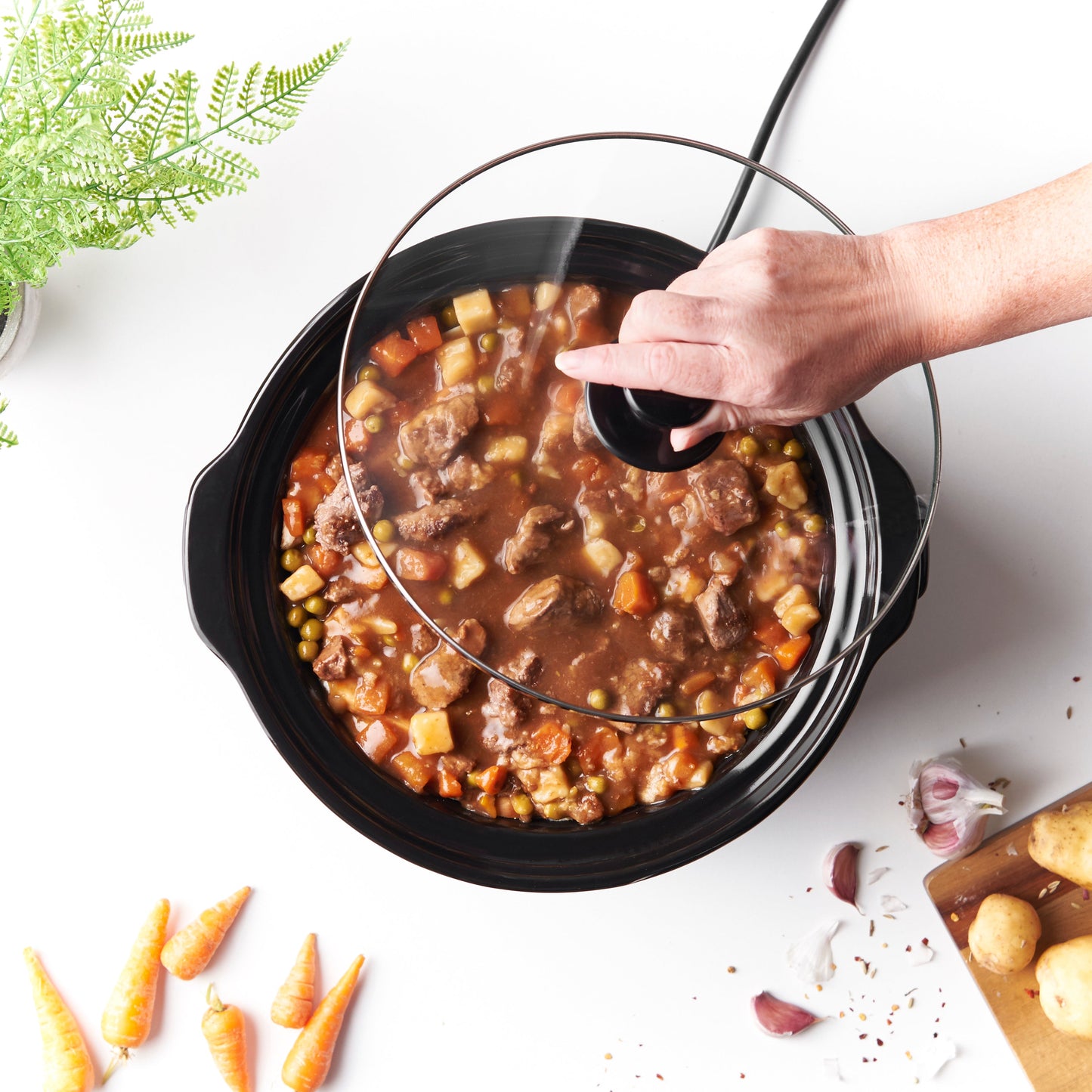 Lewis's Slow Cooker 5L Stainless Steel