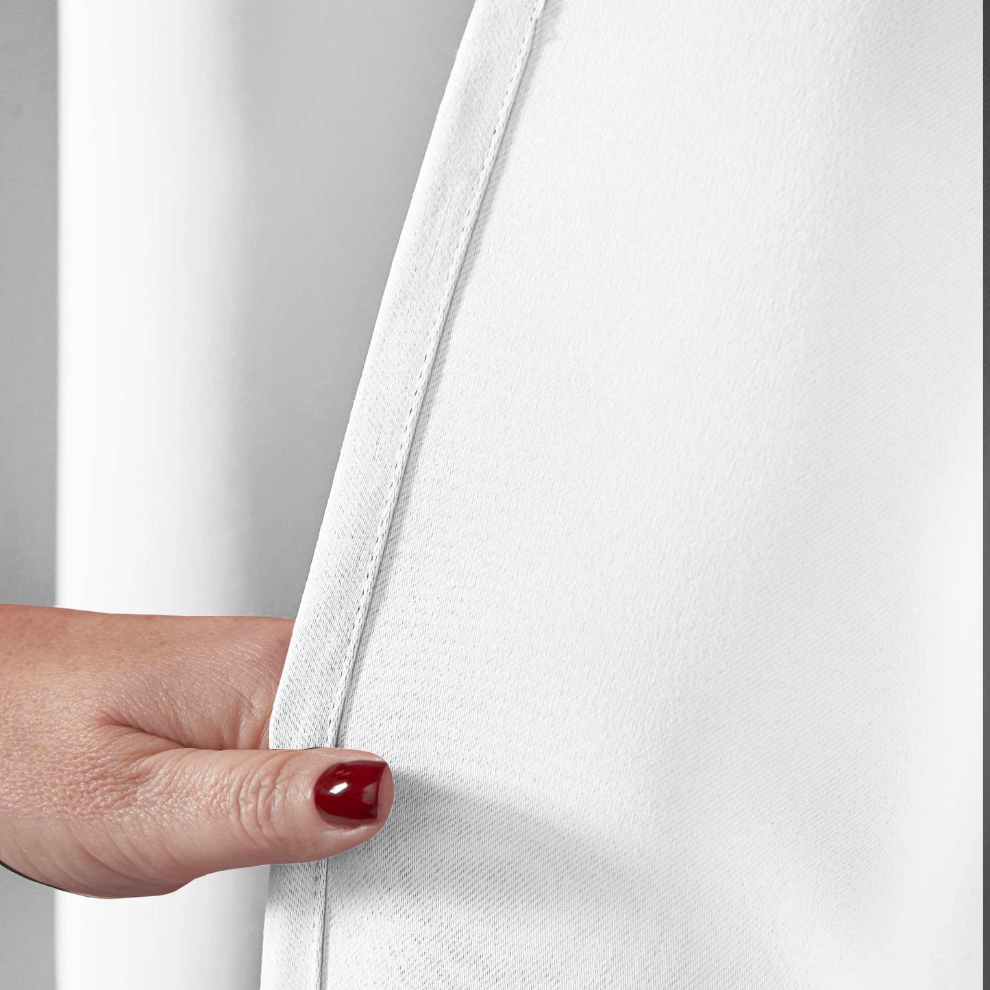 Eclipse Soft Touch Blockout Eyelet Curtains - White