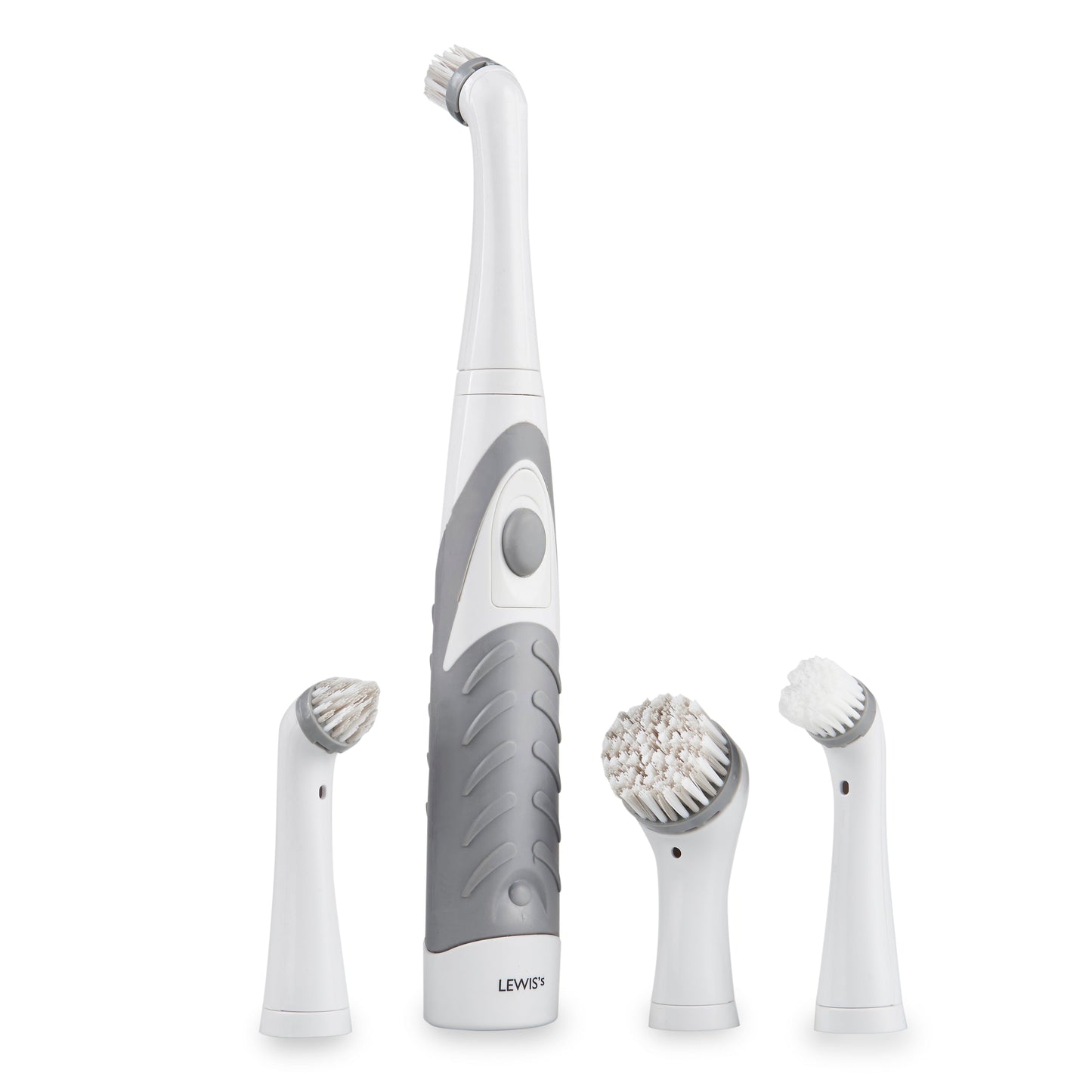 LEWIS'S Turboscrub Brush – Cleaning Products – Scrubbing Brush, Electric Cleaning Brush, Scrubber Bottle Brush, Power Scrubber, Long Brush, Spin Scrubber, Electric Scrubbing Brush