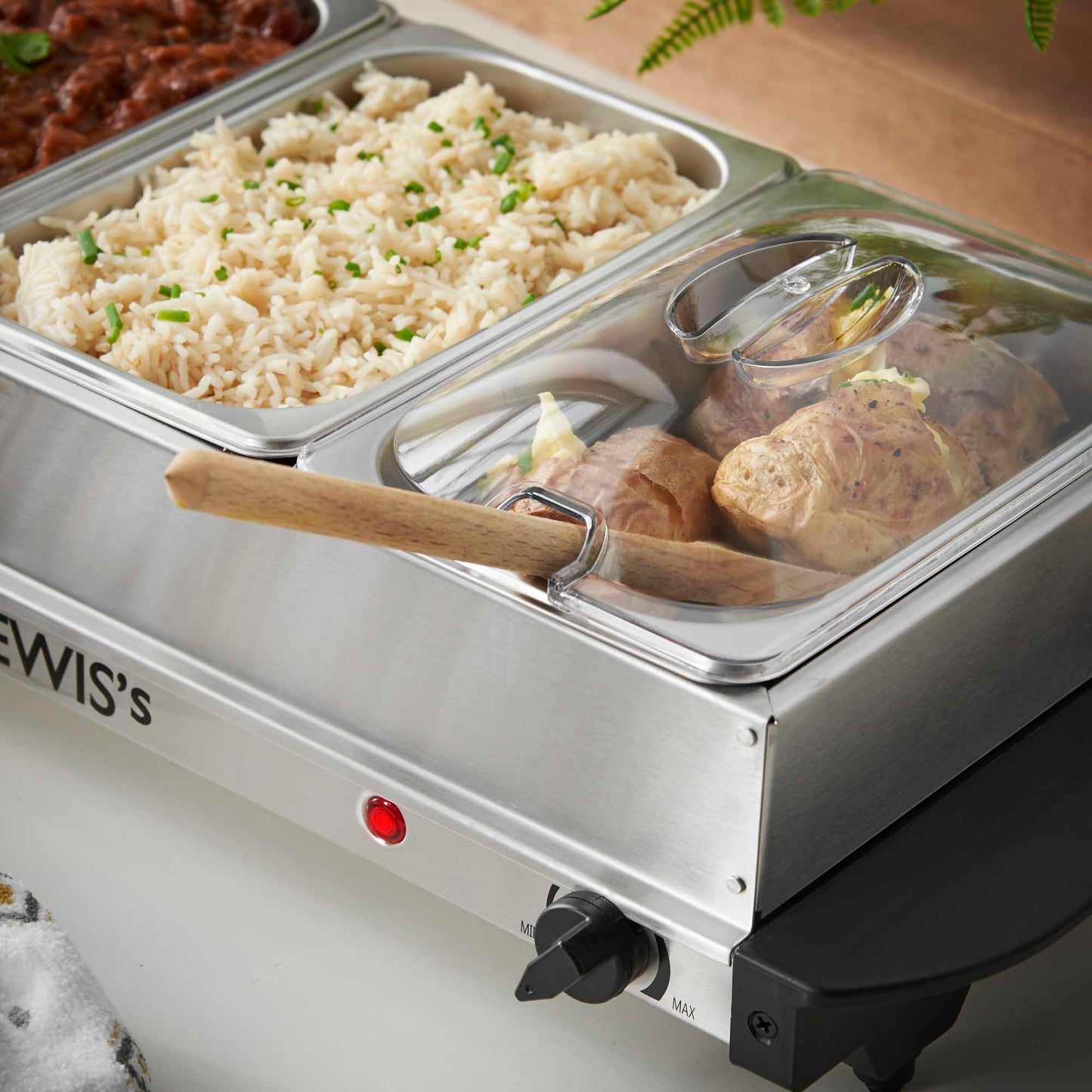 Lewis's Buffet Server Medium 51.5cm x 24.5cm x 15cm