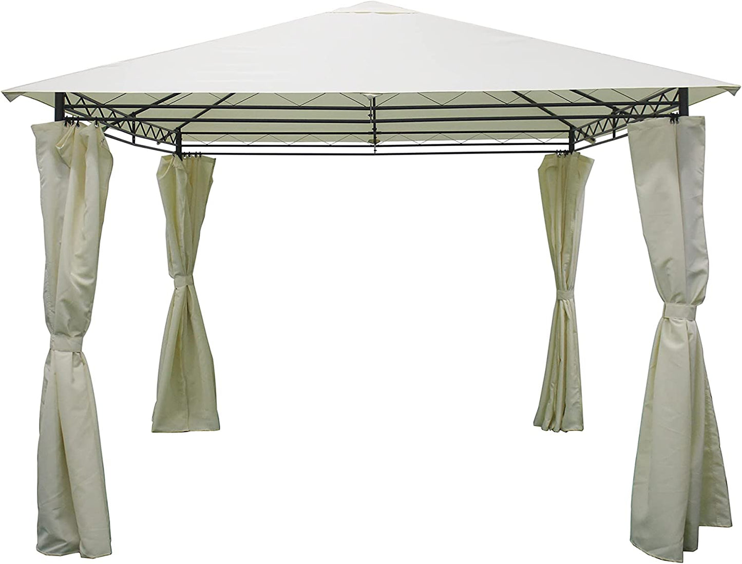Silver & Stone Outdoor Vienna Premium Gazebo 3m X 3m - Cream