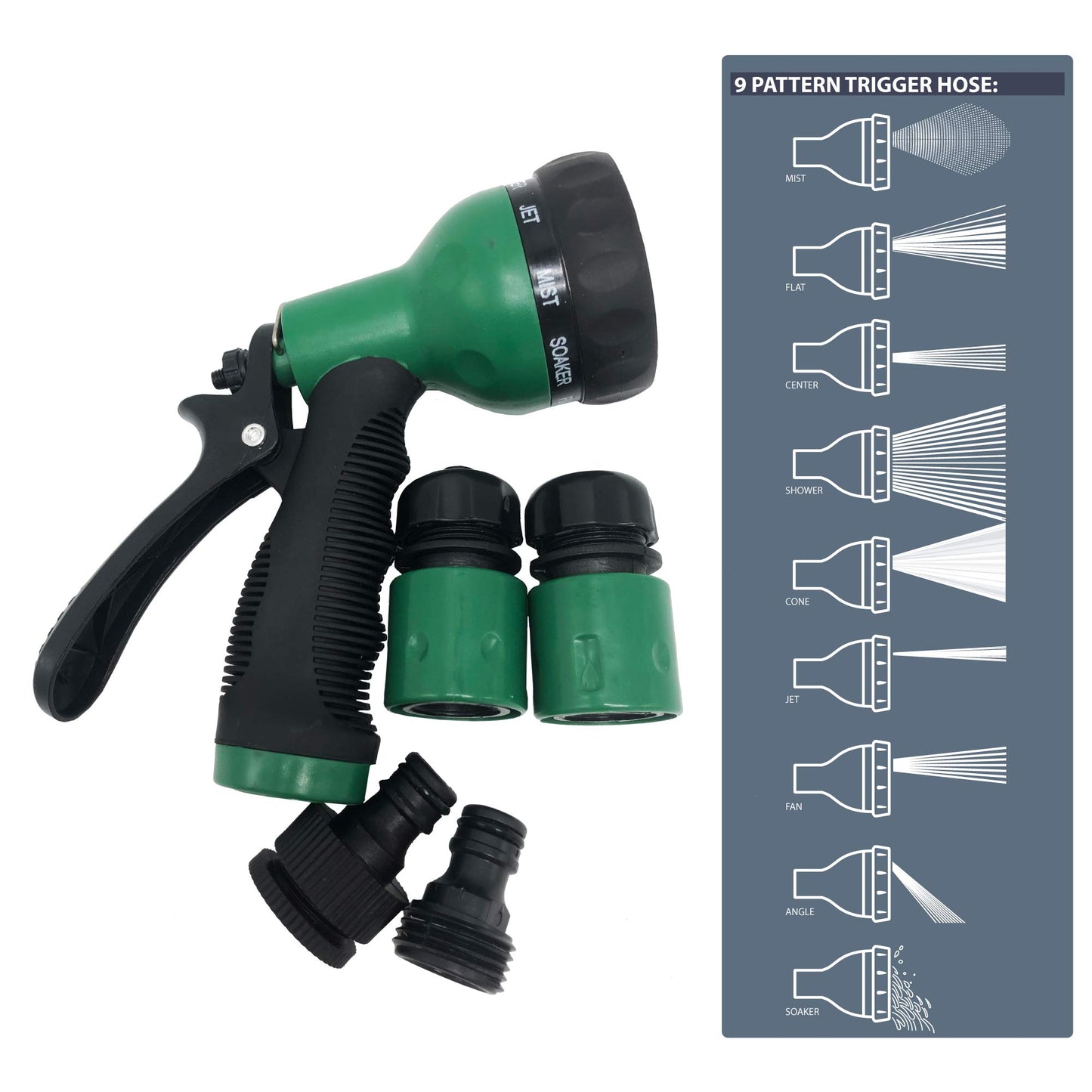 Silver & Stone Spray Gun and Fitting Set