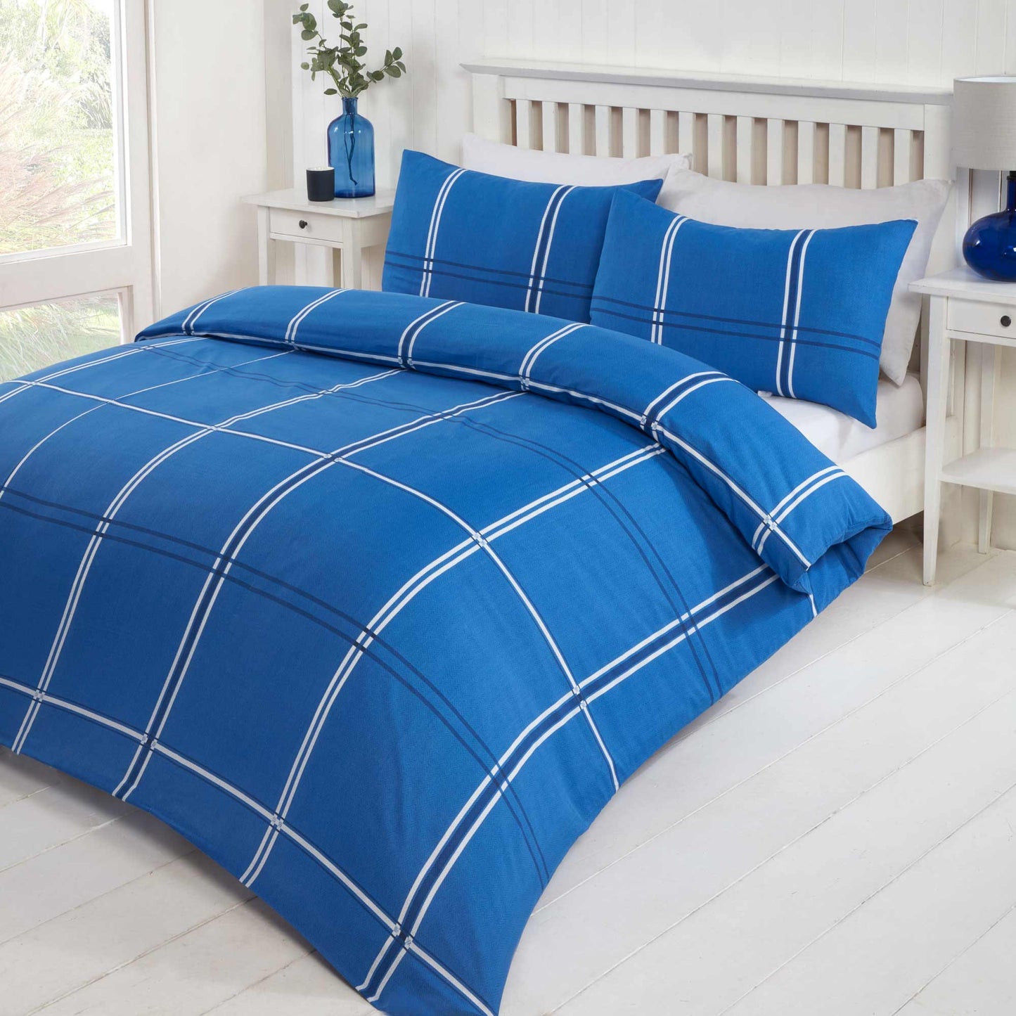 Compton Duvet Set - Blue