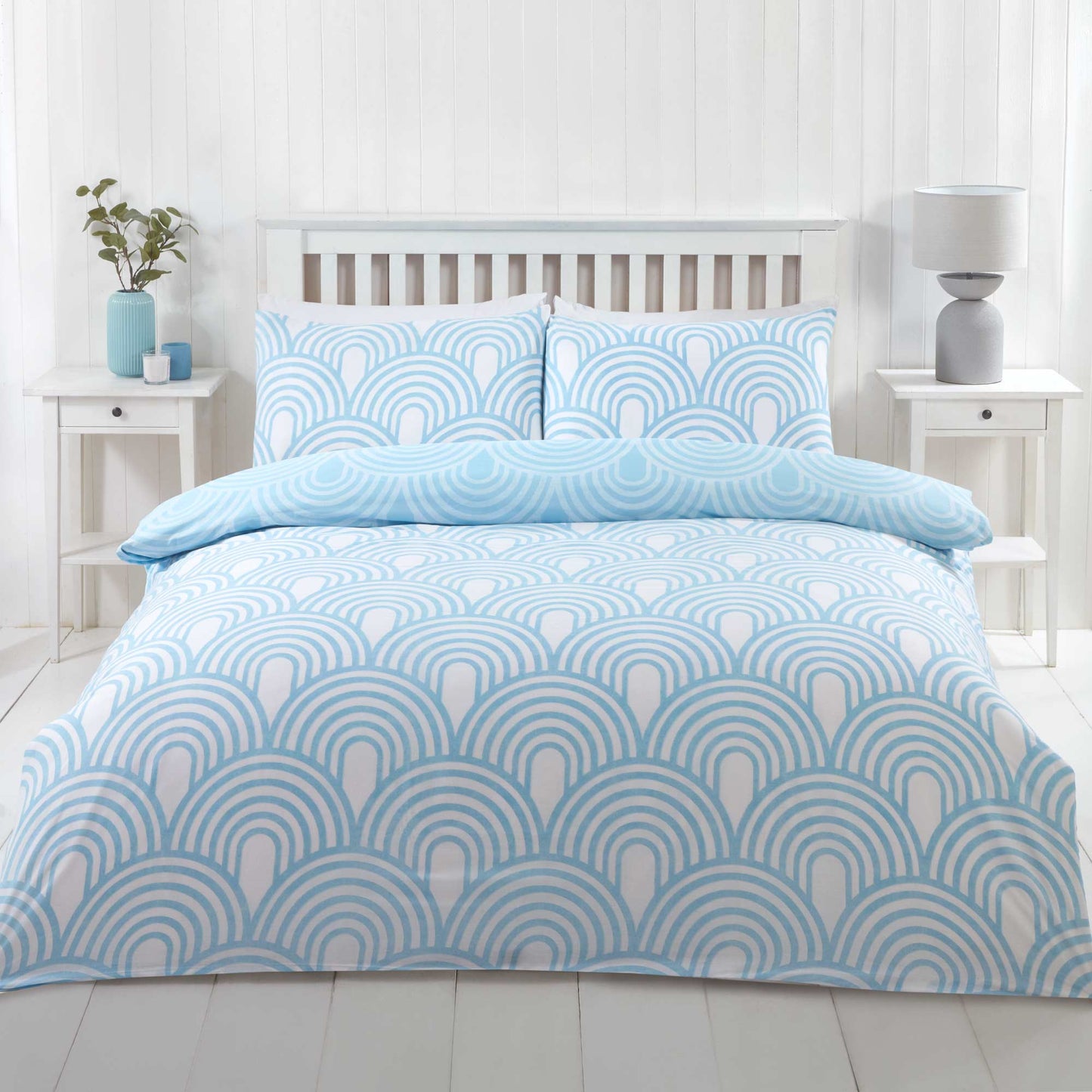 Kaleid Duvet Set - Blue