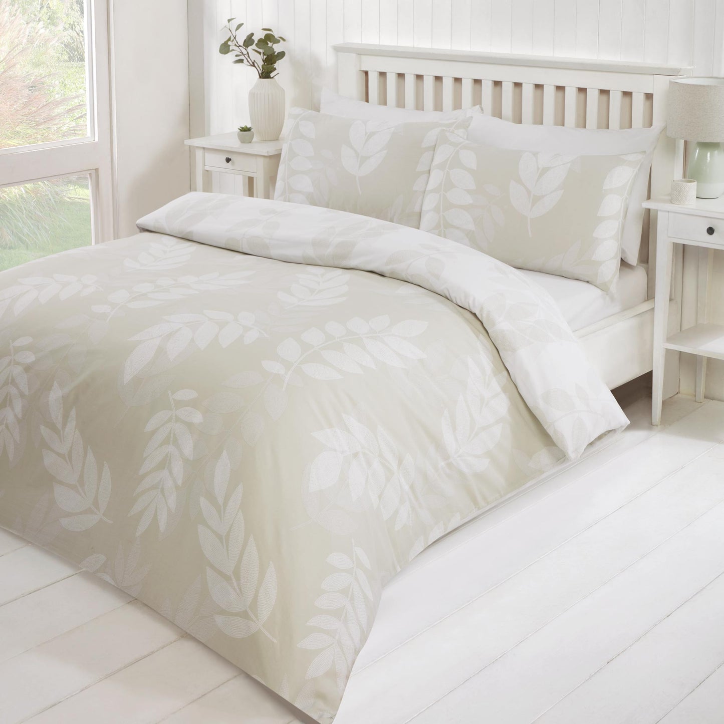 Frond Duvet Set - Natural