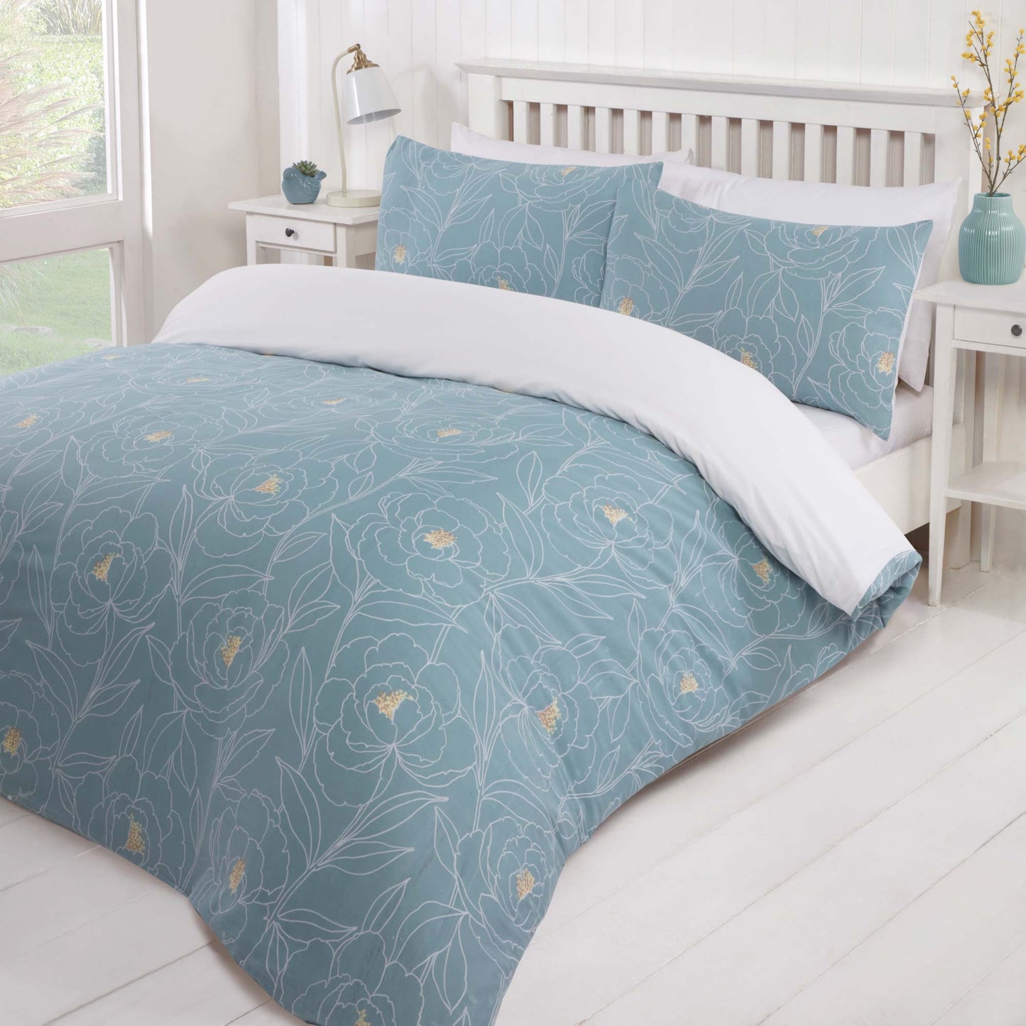 Linea Duvet Set - Teal