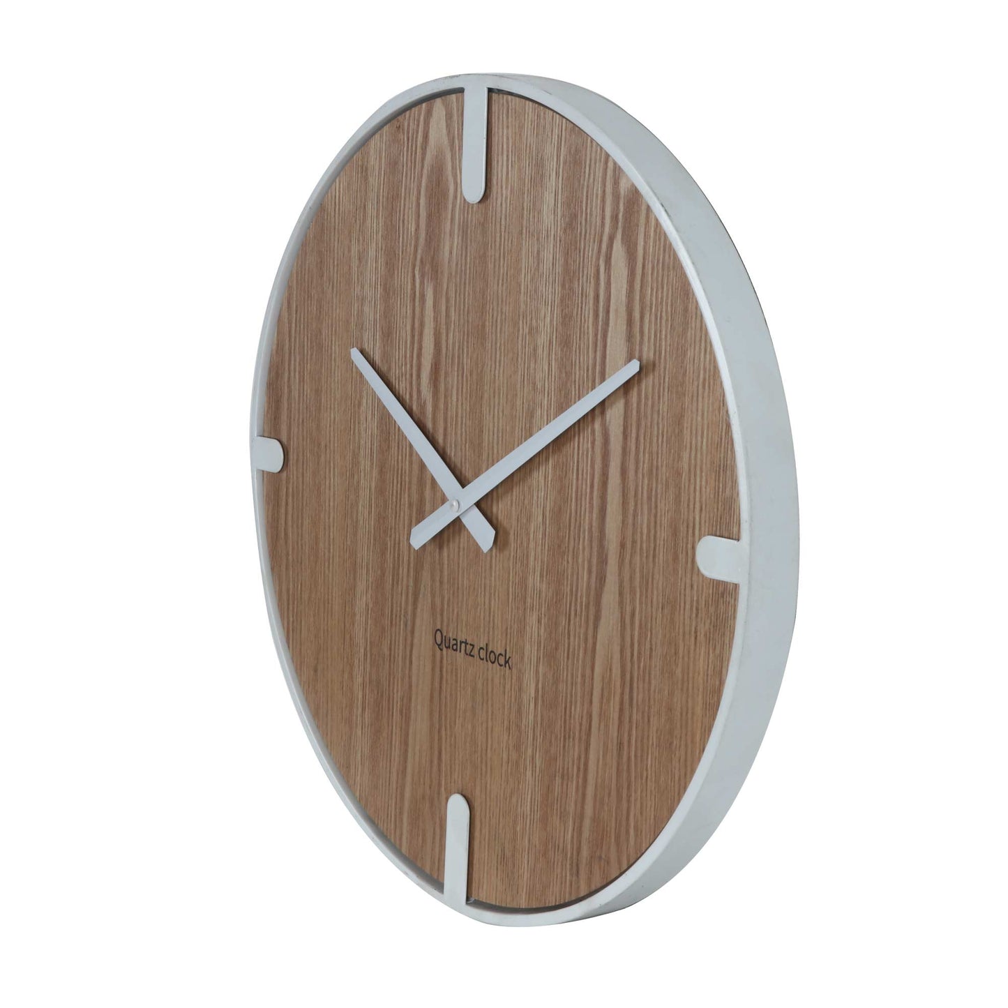 Wall Clock - Natural 45x45x4.5cm - Iron