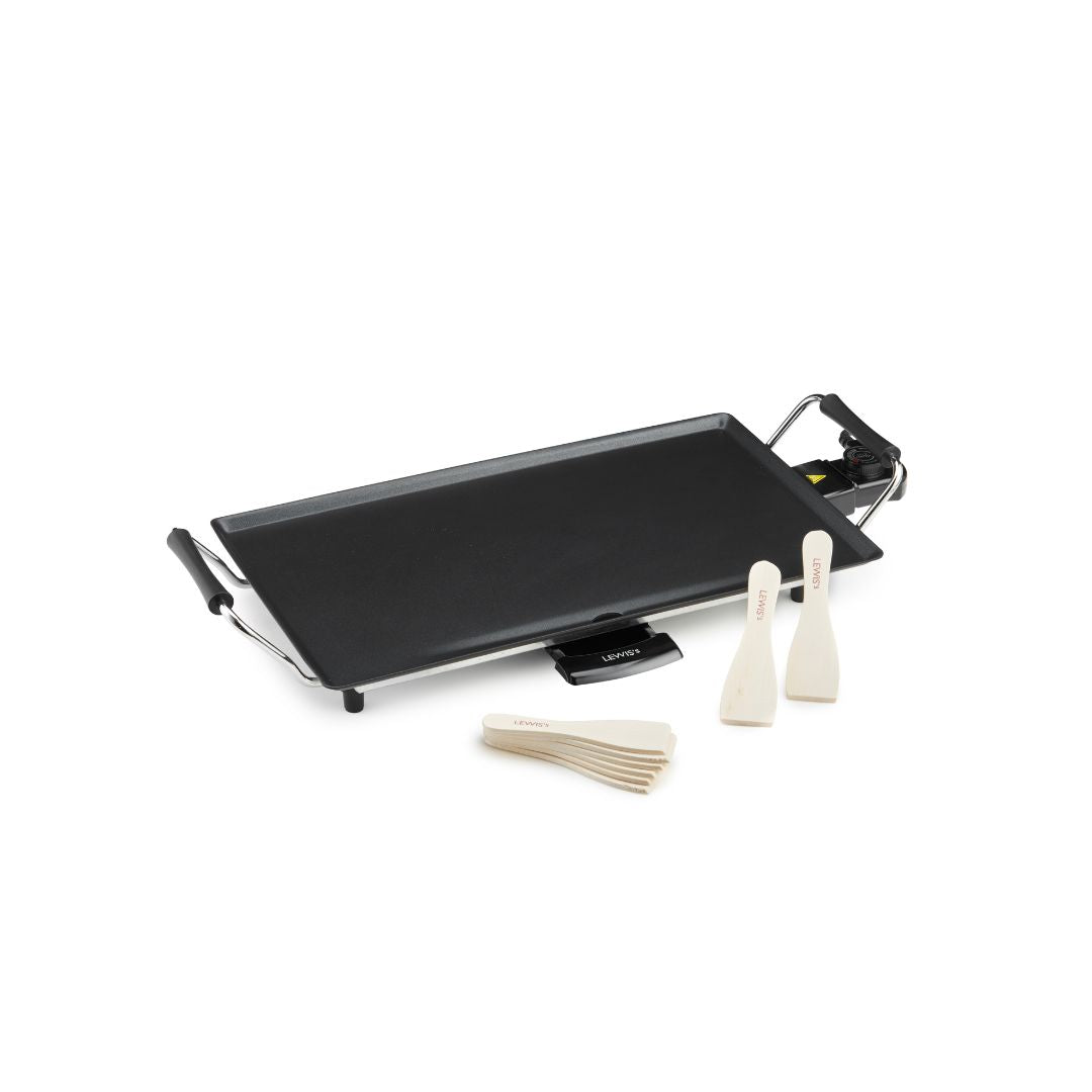 Lewis's Teppanyaki Grill Large Non-stick Electric Table Top 58 x 26.5 x 10.1cm
