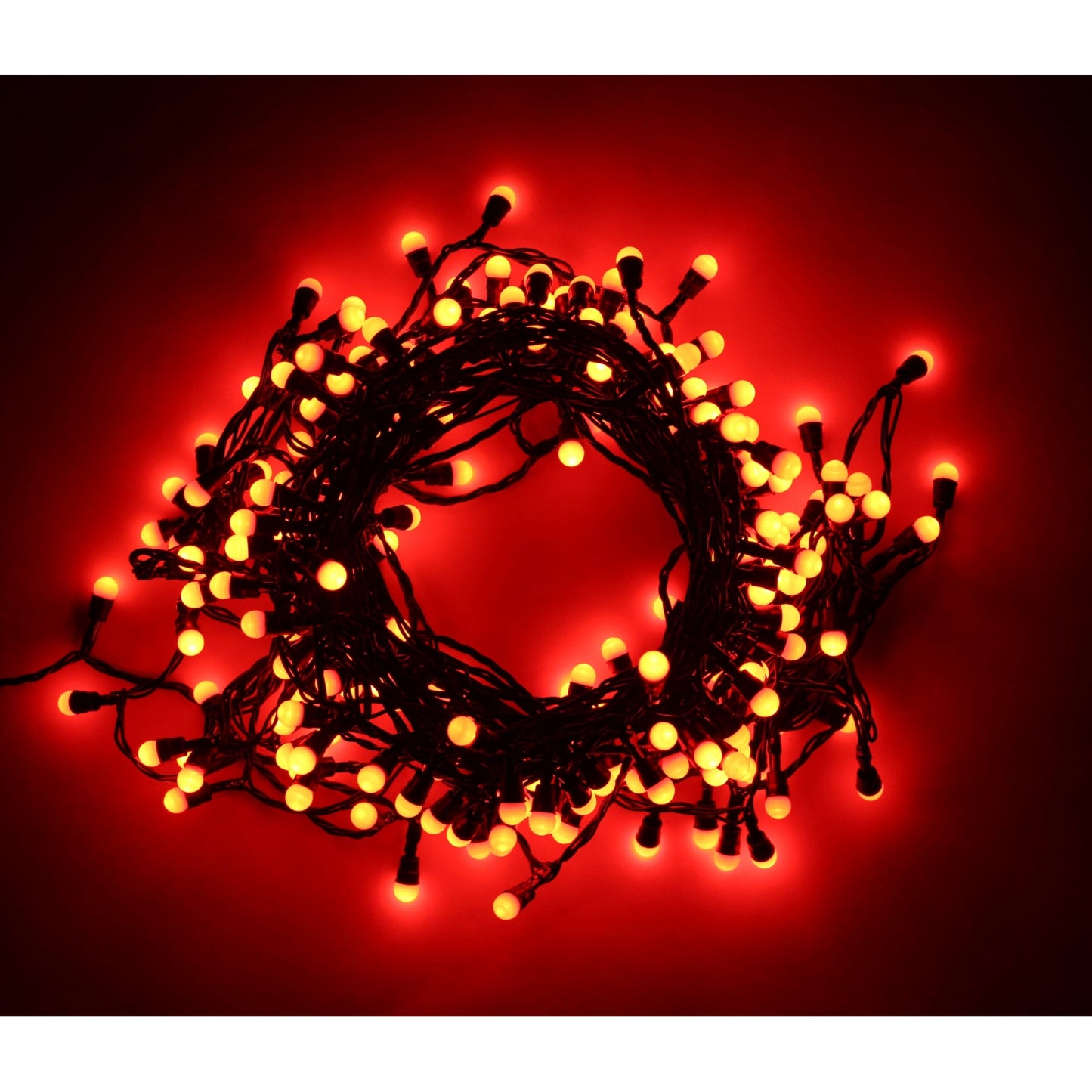 Christmas Sparkle Indoor Berry Lights x 200 in Red