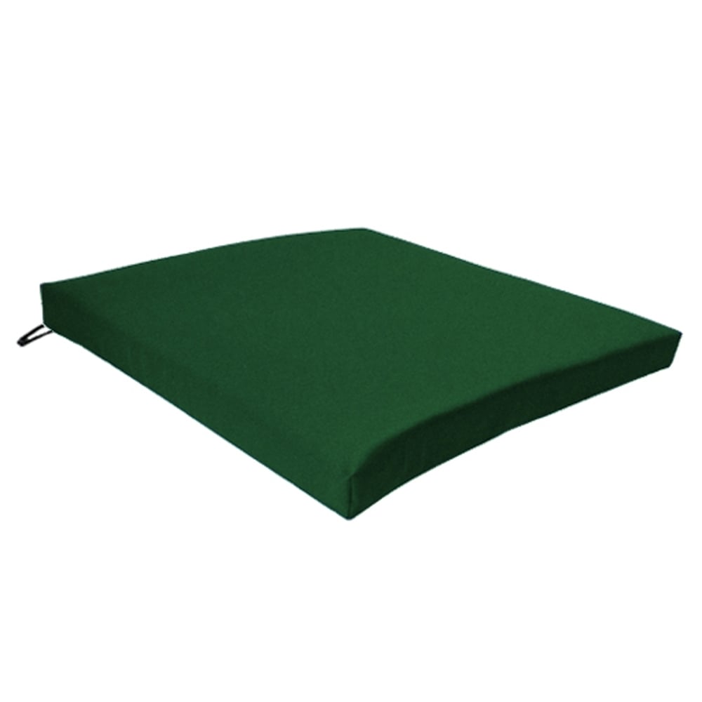 Tropicana Outdoor Garden Bench Cushion - Single - Dark Green W48xL48xH2.5cm