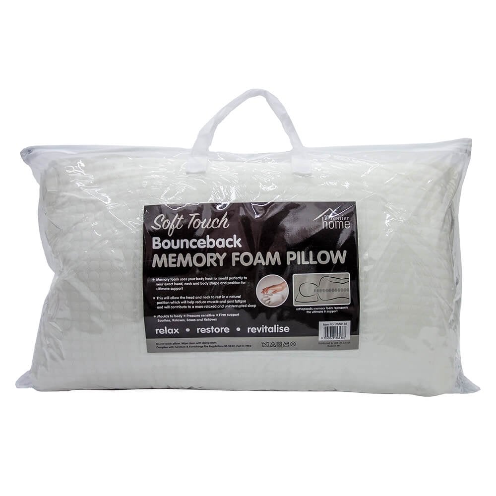 Ultra Soft Bounceback Memory Foam Pillow