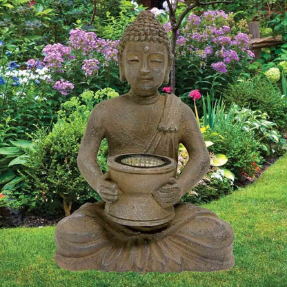 Ceramic Solar Buddha