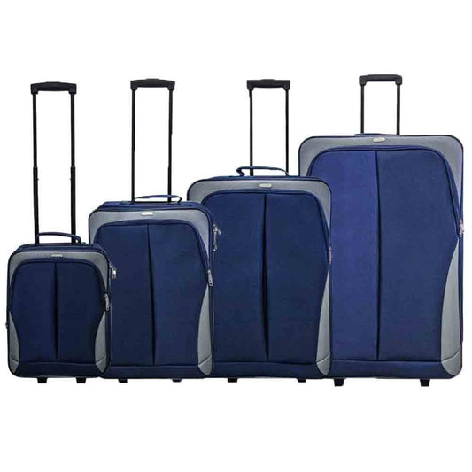 Voyager Navy/Grey 900D EVA Suitcase