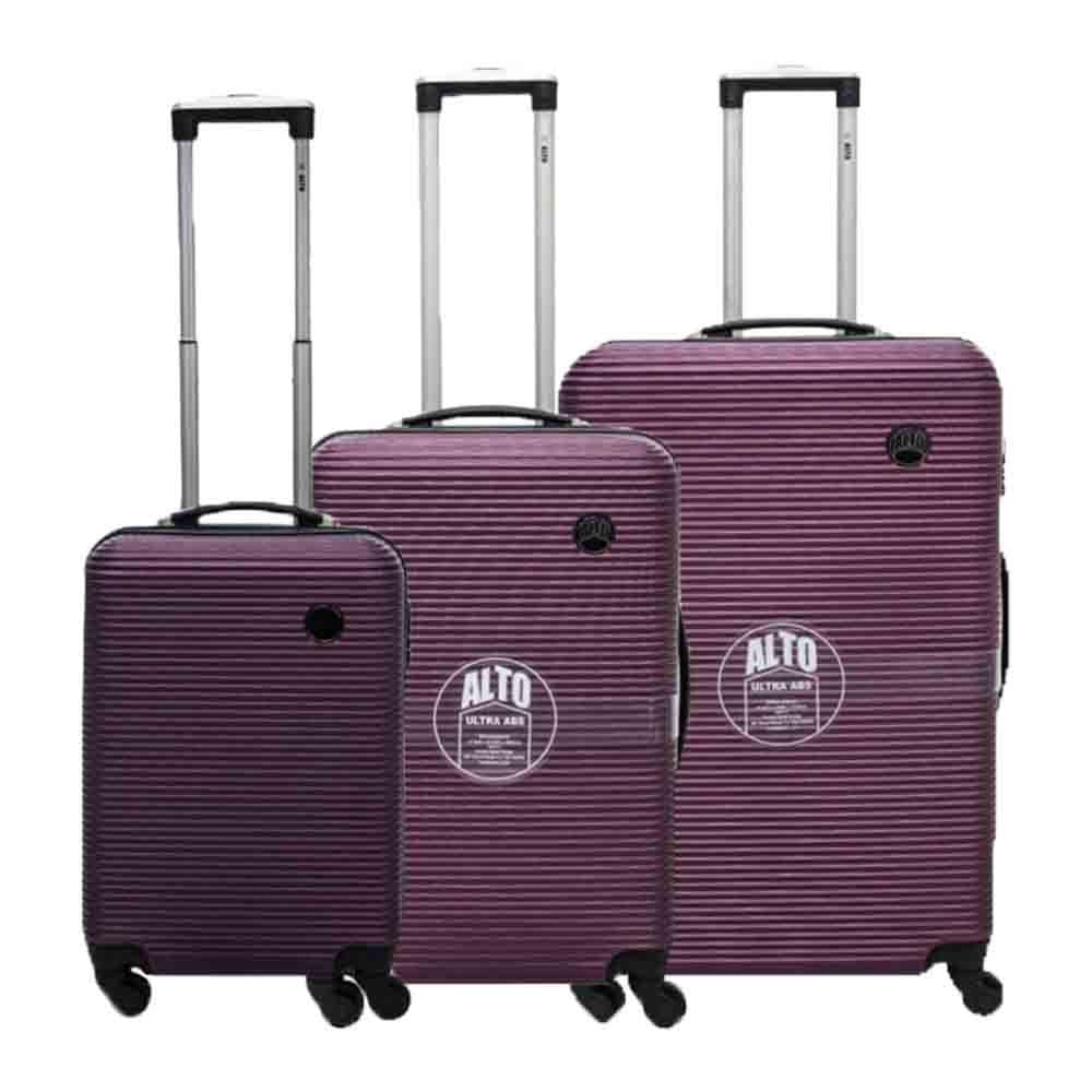 Alto Ultra ABS Luggage Suitcase Purple - 22 26 and 30inch