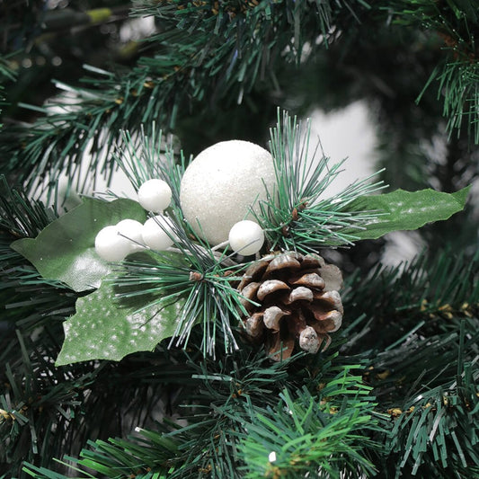White Glitter Ball & Cone