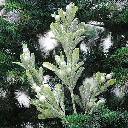 Glitter Mistletoe Stem