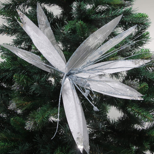 Super Glitter Flower - Ice Blue