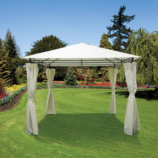 Silver & Stone Outdoor Vienna Premium Gazebo 3m X 3m - Cream