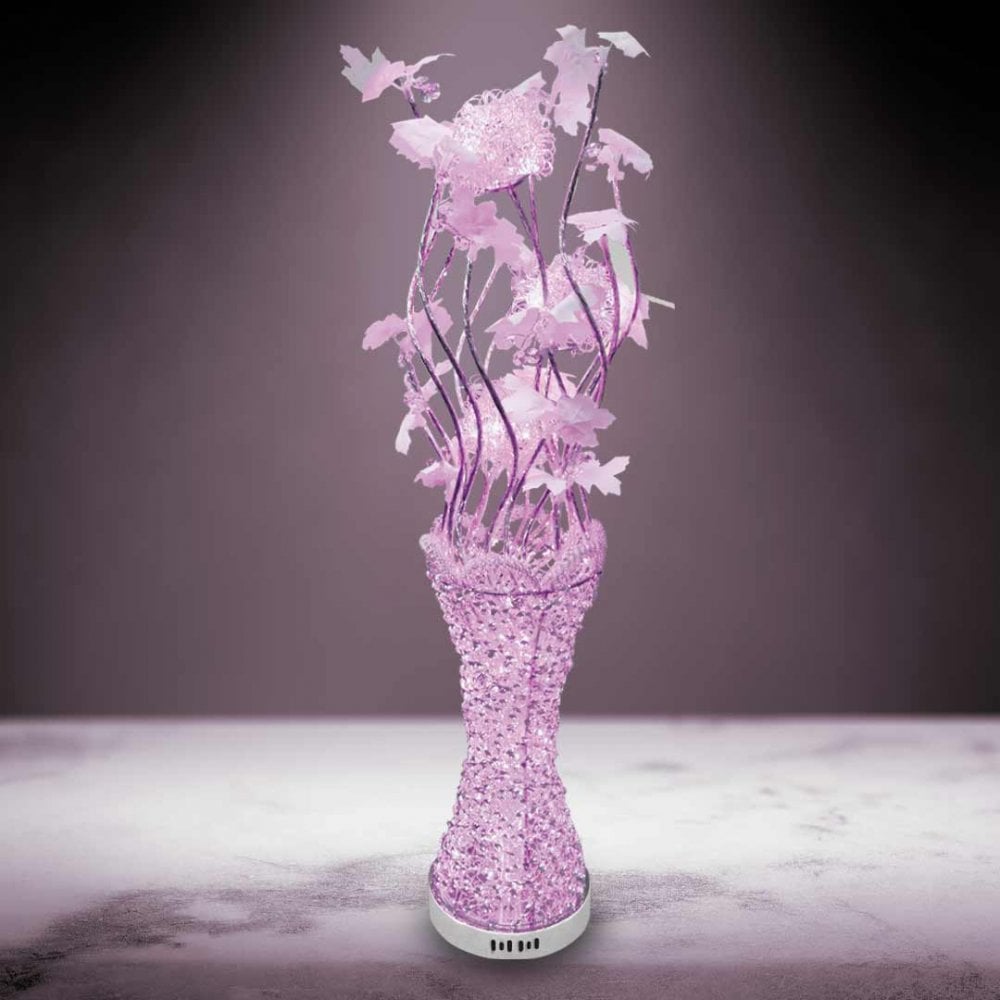 LED Colour Changing Aluminium Artificial Flower Lamp