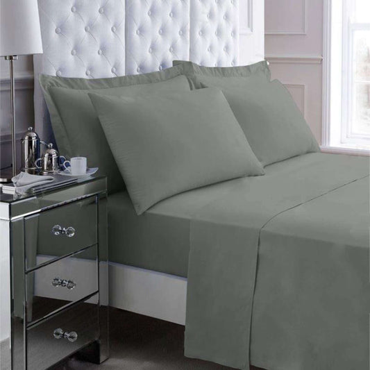 Non Iron Percale Sheets - Charcoal