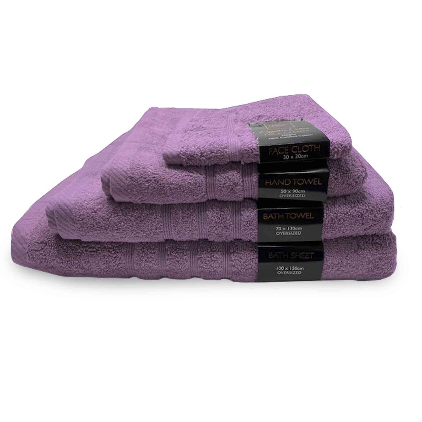 Luxury Egyptian 100% Cotton Towel Range - Mauve