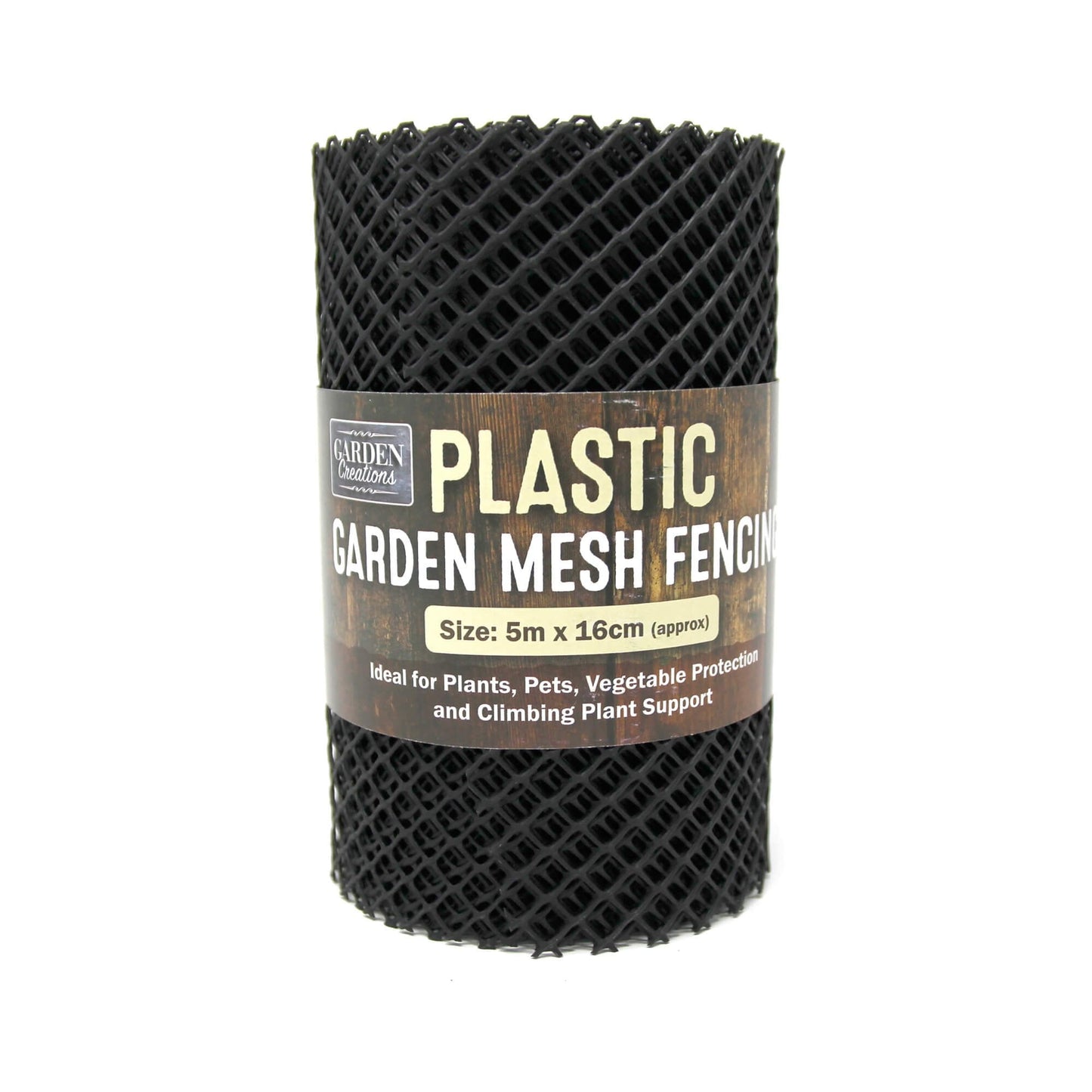 Plastic Garden Mesh Fencing 5m x 16cm