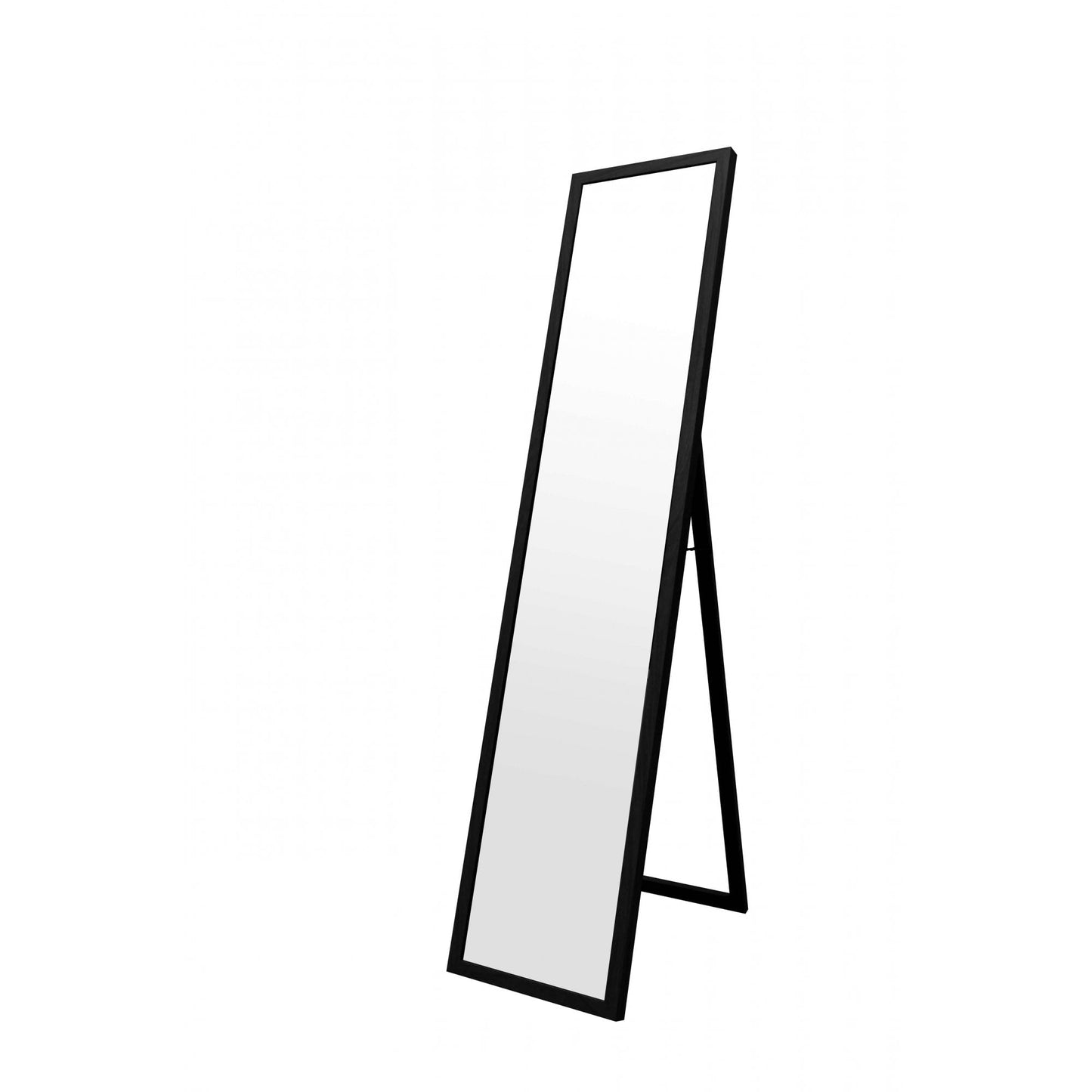 Padstow Floor Standing Dressing Mirror - Black 40cm x 150cm