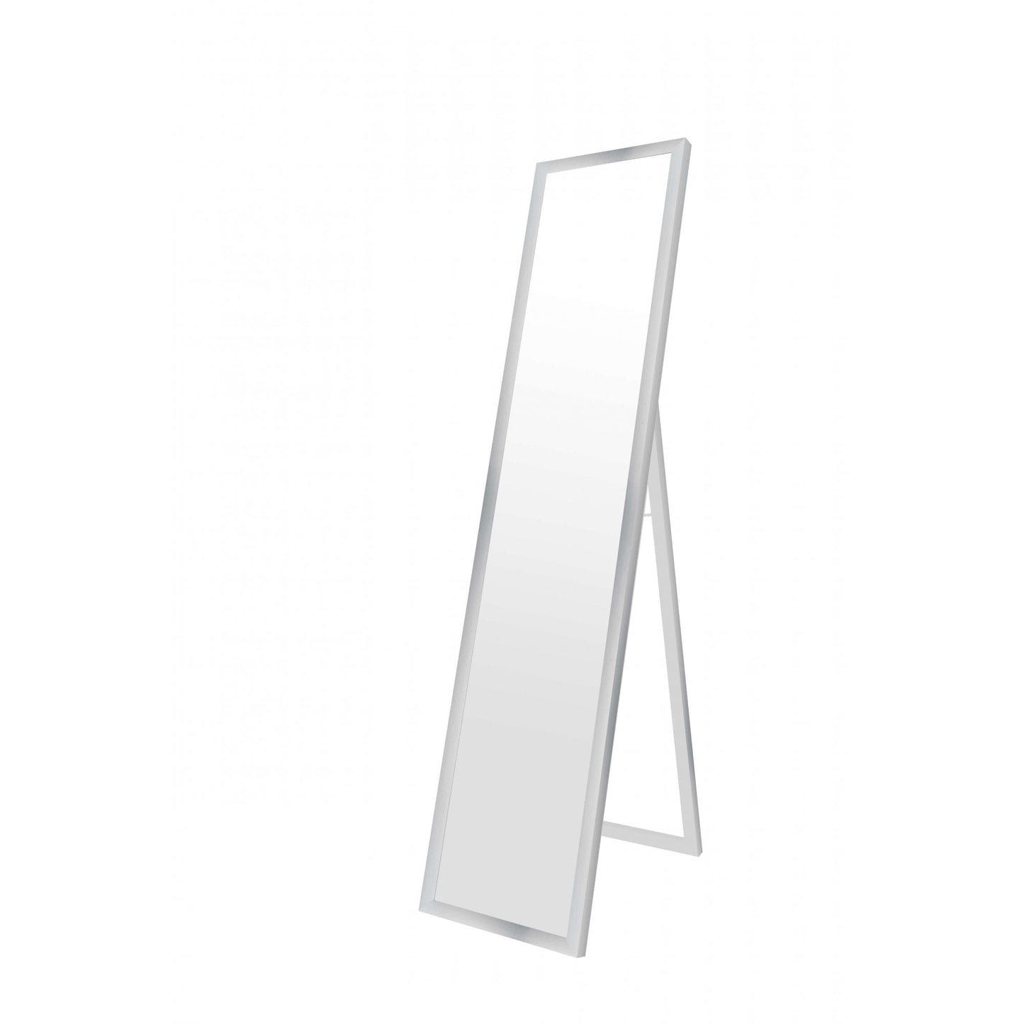 Padstow Floor Standing Dressing Mirror - Silver 40cm x 150cm