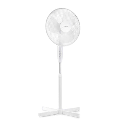 Lewis's 16" Tabletop Desk Fan Adjustable Tilt Head & Push Button Controls