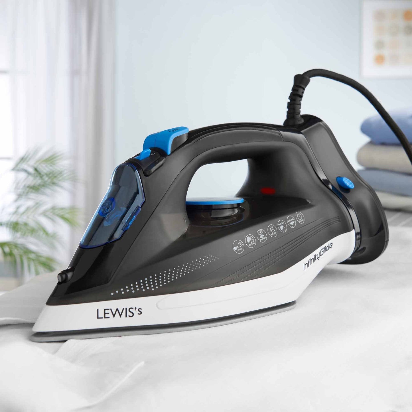 Infinity Glide 2400W Cord/Cordless Steam Iron Home Clothing Laundry Appliance