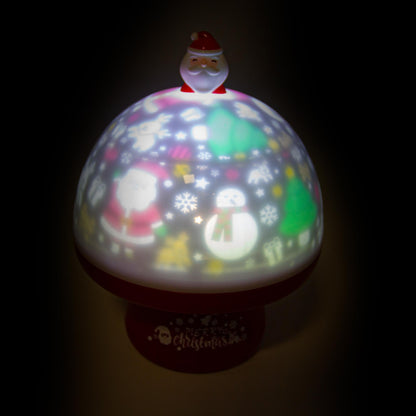 Christmas Sparkle Projector Light with Music for Indoor - Multicoloured