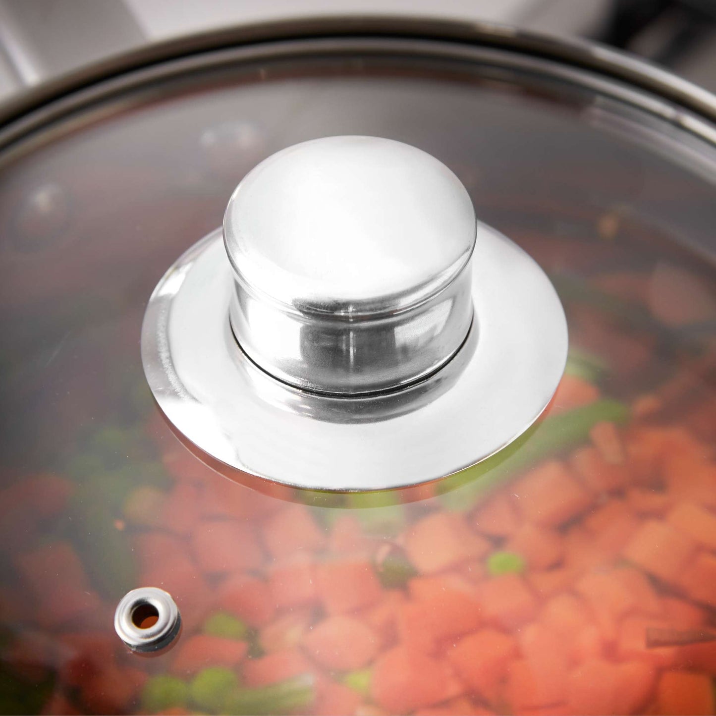 Lewis's Stainless Steel Mirror Finish Saucepan & Lid