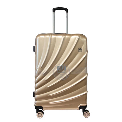 Alto Global Gloss ABS Luggage Suitcase Gold - 3 Sizes - 20 24 and 28inch