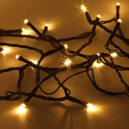 Christmas Sparkle Indoor and Outdoor Chaser Lights x 300 Warm White LEDs - Mains Operated