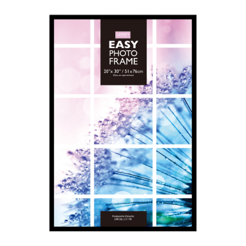 Easy Picture Photo Frame 20 x 30" Black