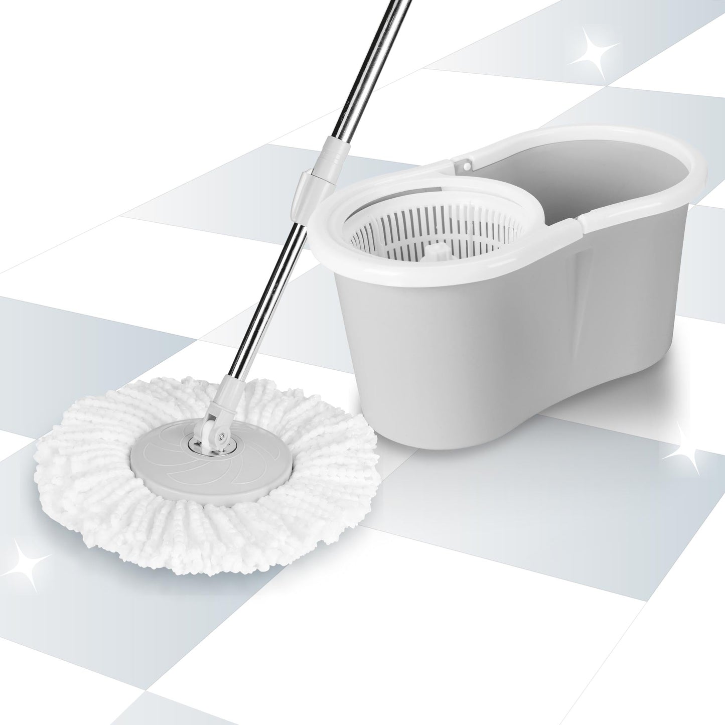 Spin Mop - Light Grey